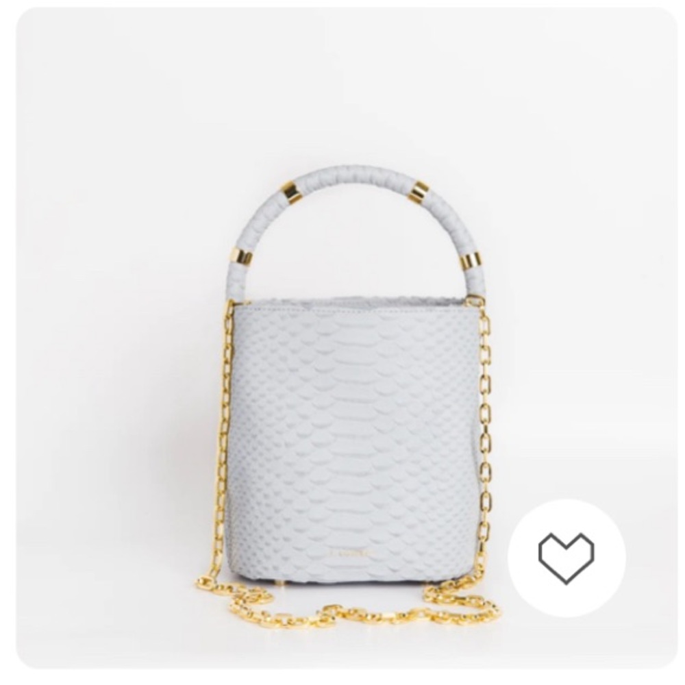 Brand new (never used) J. Lowery Croc Bucket Bag
